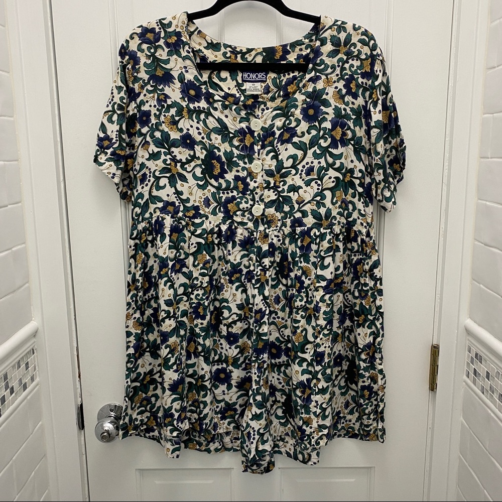 Vintage Floral Romper